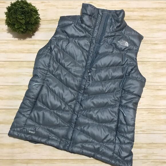 The North Face Light Blue 660 Down Filled Quilted Puffer Vest Size Medium‎ - Picture 1 of 10